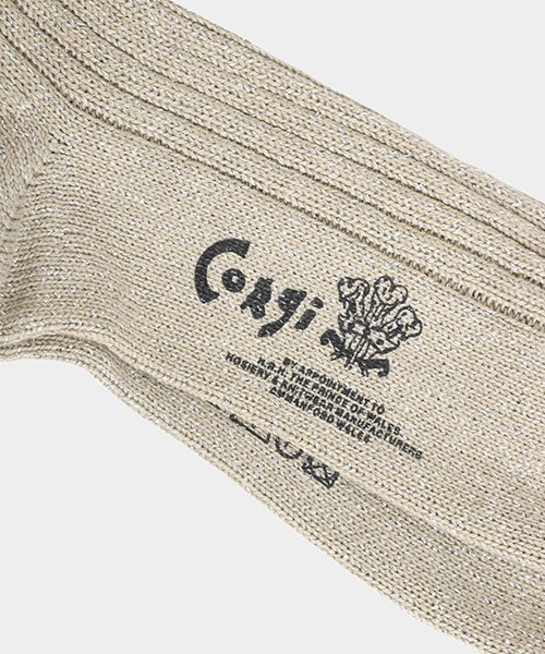CORGI（コーギ） 靴下 Corgi / コーギー：「別注」 COTTON＆LUREX