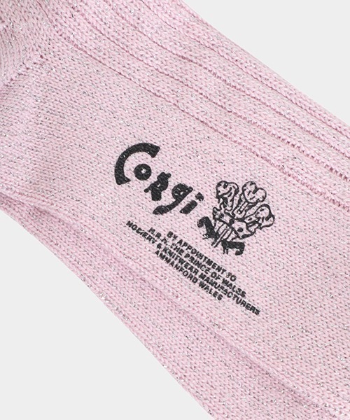 CORGI（コーギ） 靴下 Corgi / コーギー：別注 COTTON＆LUREX PLAIN