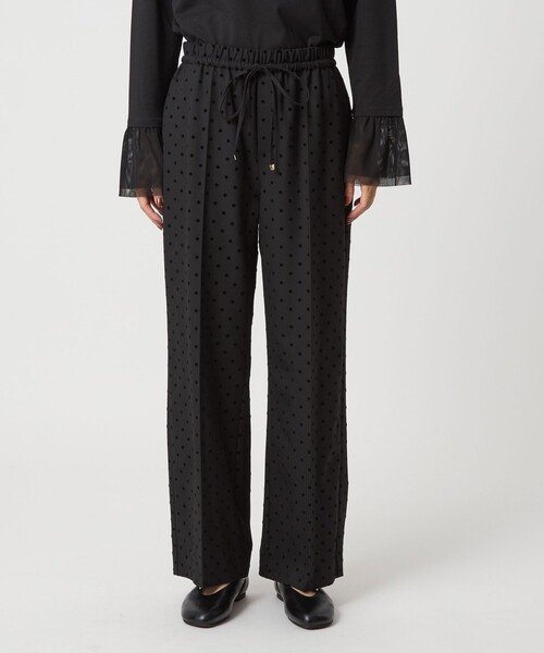 フロッキードットニーハイフレアパンツ green label relaxing（グリーンレーベルリラクシング） パンツ 「結論