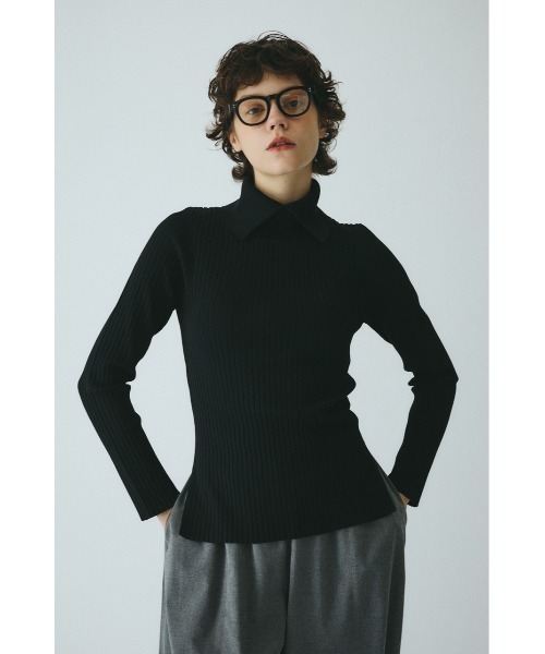 ニット/セーター STAND NECK WIDE TOPS HeRIN.CYE ニット セーター Stand collar knit top スタンドカラー