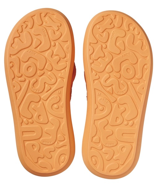 「ROXY」 フラットサンダル SMALL ブラウン レディース_画像9