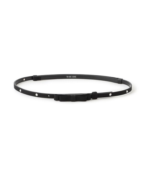 ❤️TO BE CHIC ❤️リボンアジャストベルト新品未使用 TO BE CHIC（トゥー ビー シック） ベルト リボン アジャストベルト