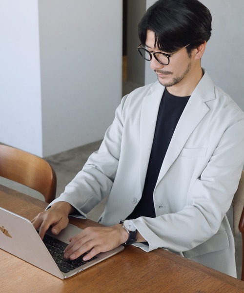 SPU セットアップ 「防シワ」シングルテーラード＆イージー