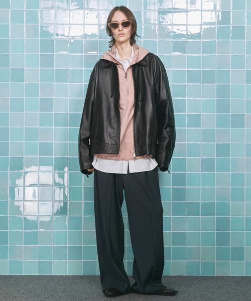 【今季新作‼︎即完売‼︎】メゾンスペシャルのオーバーサイズナイロンブルゾン 今季新作‼︎即完売‼︎】メゾンスペシャルのオーバーサイズナイロン