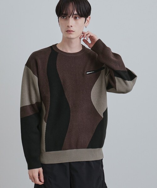 tk.TAKEO KIKUCHI（ティーケータケオキクチ） セーター ニット カラー