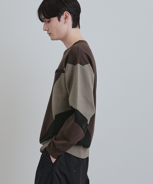 たっくー tk.TAKEO KIKUCHI（ティーケータケオキクチ） セーター ニット カラー