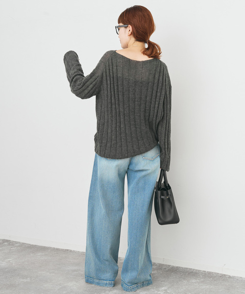 Spick＆Span（スピック アンド スパン） ニット セーター ワイドリブ