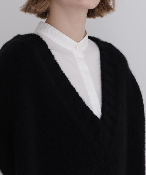 LE PHIL（ル フィル） ベスト ジレ Vネックニットジレ レディース