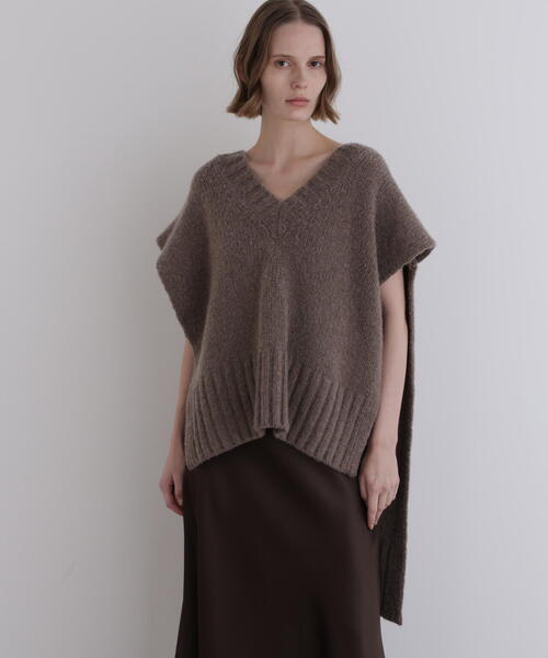 LE PHIL（ル フィル） ベスト ジレ Vネックニットジレ レディース