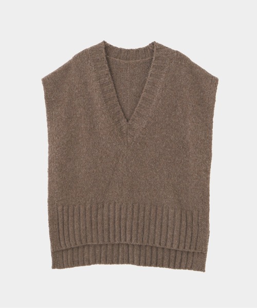 LE PHIL（ル フィル） ベスト ジレ Vネックニットジレ レディース