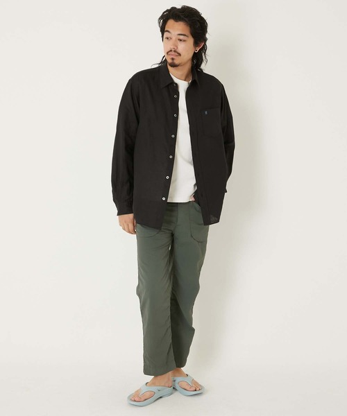 「HOLLYWOOD RANCH MARKET」 長袖シャツ X-LARGE ブラック メンズ_画像9