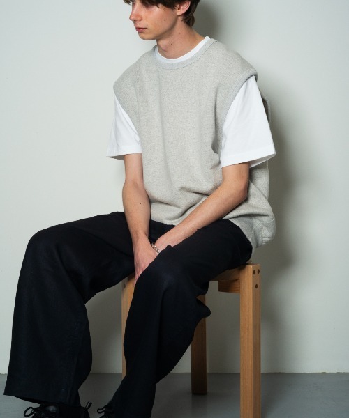 最終値下げfront11201 Sweat Crew Neck Vest/ FRONT 11201 トレーナー スウェット Classic Sweat Crew Neck Vest