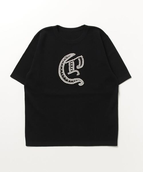 GRACE CONTINENTAL（グレースコンチネンタル） 半袖ニット 36 ブラック