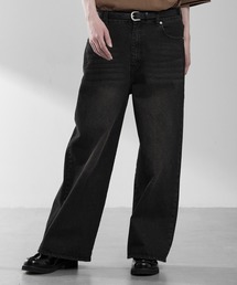 RUUBON ジーンズ 「RUUBON」vintage washed straight denim pants