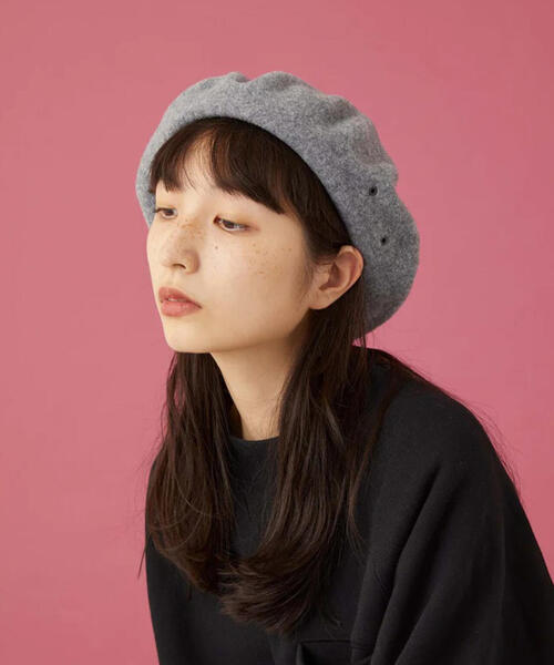 C-PLUS HEAD WEARS 帽子 ベレー帽 CPH/シーピーエイチ/BERET SOLID