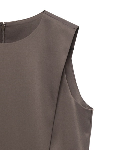 「anuans」 ノースリーブワンピース SMALL ブラウン レディース_画像9