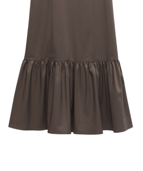 「anuans」 ノースリーブワンピース SMALL ブラウン レディース_画像10