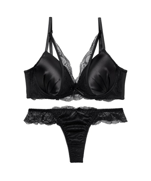 ブラジャー ショーツセット 「選べるショーツ」ロイヤルサテンレース育