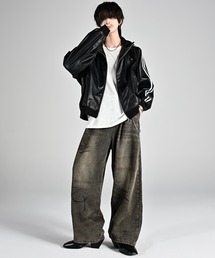 「ADRER」 ブルゾン M ホワイト メンズの画像4