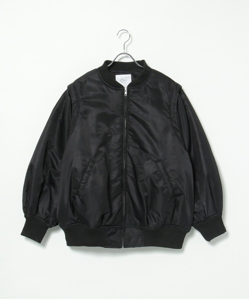 「notch.」 ブルゾン MEDIUM ブラック レディース_画像2