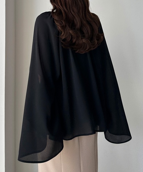 「Louere」 長袖ブラウス SMALL アイボリー レディース_画像9