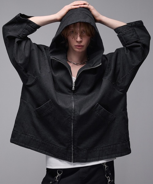 「Loose/ルース」 ブルゾン X-SMALL グレー メンズ_画像3