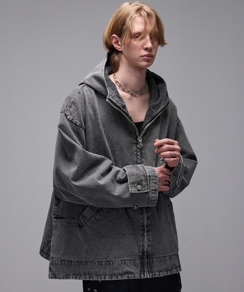 「Loose/ルース」 ブルゾン X-SMALL グレー メンズ_画像4