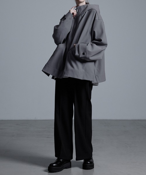 「Loose/ルース」 ブルゾン X-SMALL グレー メンズ_画像10