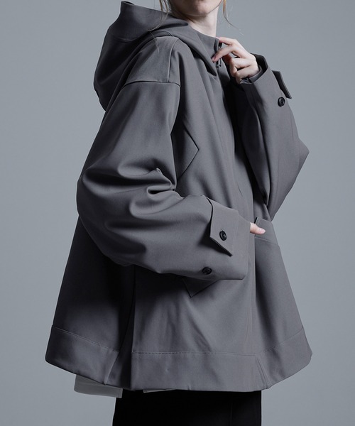 未使用 SUPER JUNIOR スーパージュニア ブルゾン グレー L 吸湿発熱】ブレスサーモ中綿ブルゾン(制電)|F2JE1585|ウエア