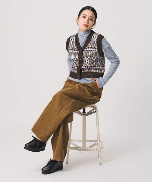 Lollys Laundry ニット セーター 「Lollys Laundry」ジャガードニット