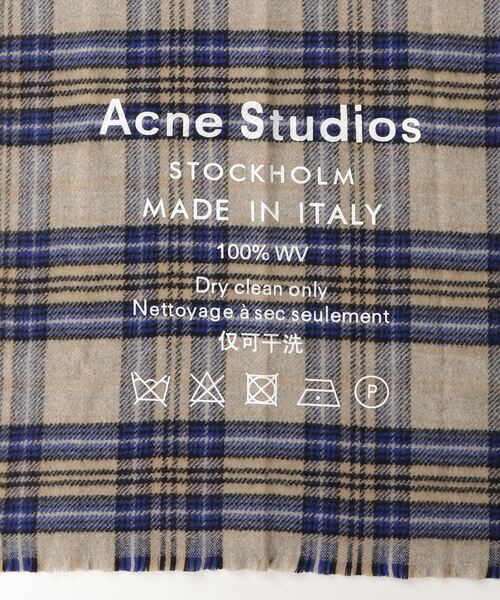 Acne Studios（アクネ ストゥディオズ） チェック柄ストール