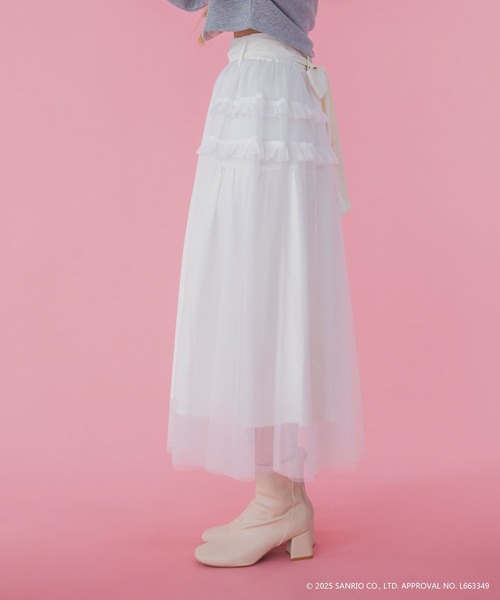 sanrio（サンリオ） ロング スカート 「HELLO KITTY」ハローキティ