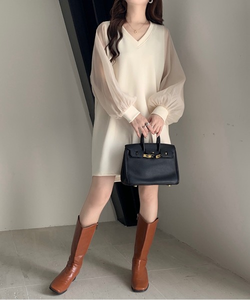 「emi+」 長袖カットソー M ブラック レディース_画像3