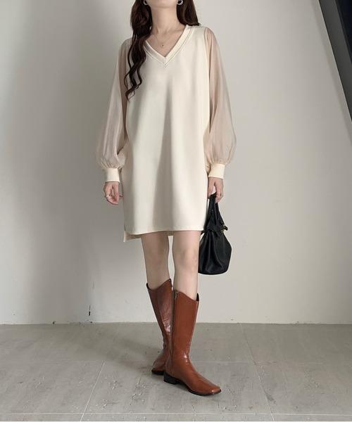 「emi+」 長袖カットソー M ブラック レディース_画像7