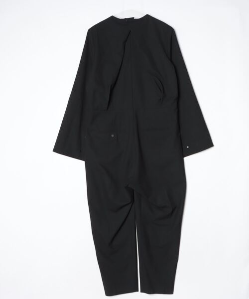 HYKE サロペット HYKE（ハイク） オールインワン 1 ブラック レディース : ZOZOTOWN