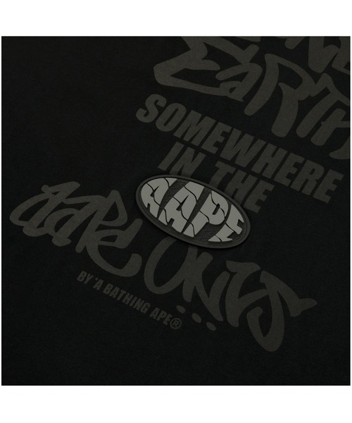 「AAPE BY A BATHING APE」 ノースリーブトップス SMALL ブラック メンズ_画像6