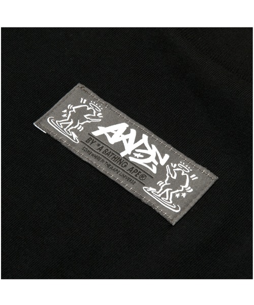 「AAPE BY A BATHING APE」 ノースリーブトップス SMALL ブラック メンズ_画像7
