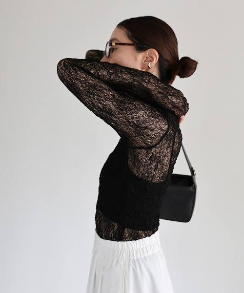 select MOCA（セレクトモカ） 長袖カットソー FREE グレイッシュ