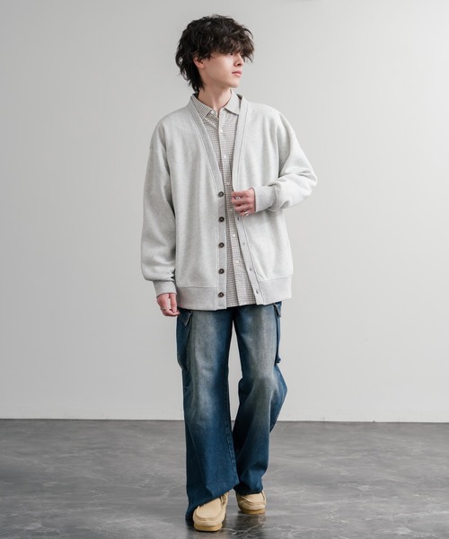 Rocky Monroe（ロッキーモンロー） カーディガン コットンタッチ裏起毛