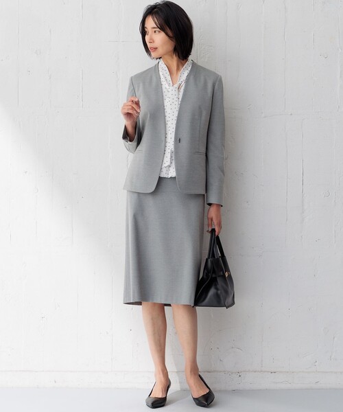 2023年★23区　ニットジャケット　銀ボタン　羽織　グレー　サイズ32 23区（ニジュウサンク） ジャケット 32 グレー レディース : ZOZOTOWN