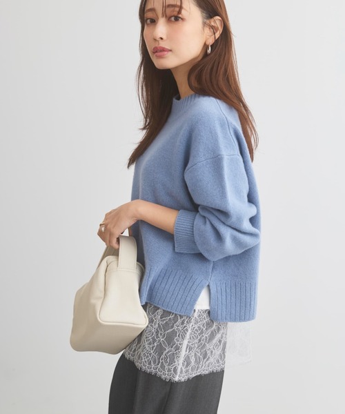 COHINA(コヒナ) ニット セーター ウールカシミヤボトルネックニット COHINA(コヒナ) ニット セーター ウールカシミヤボトルネックニット