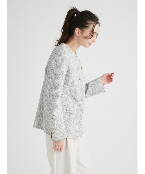 CELFORD（セルフォード） ツイードジャケット 36 ピンク レディース