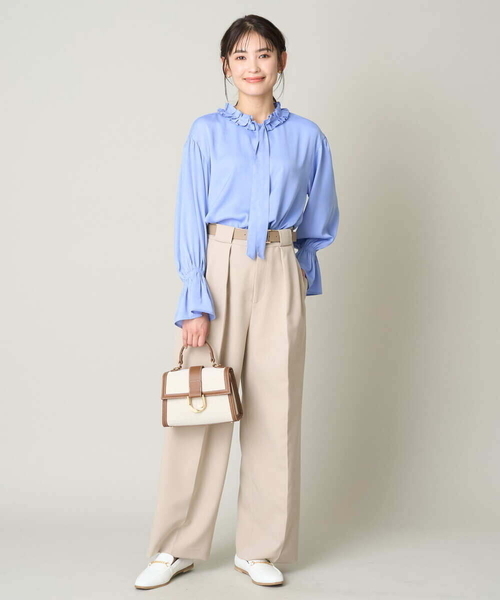 「a.v.v」 パンツ 38 ネイビー レディース_画像5