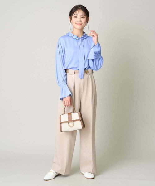 「a.v.v」 パンツ 38 ネイビー レディース_画像6