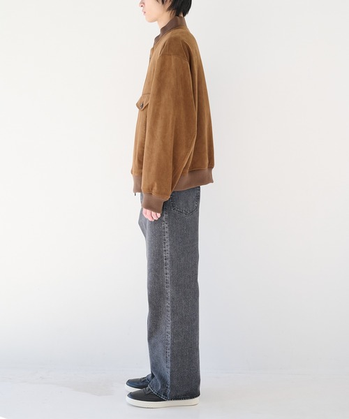 ブルゾン アウター 「UJOH HOMME」別注 4 Pockets Zip-up Rib Blouson メンズの画像