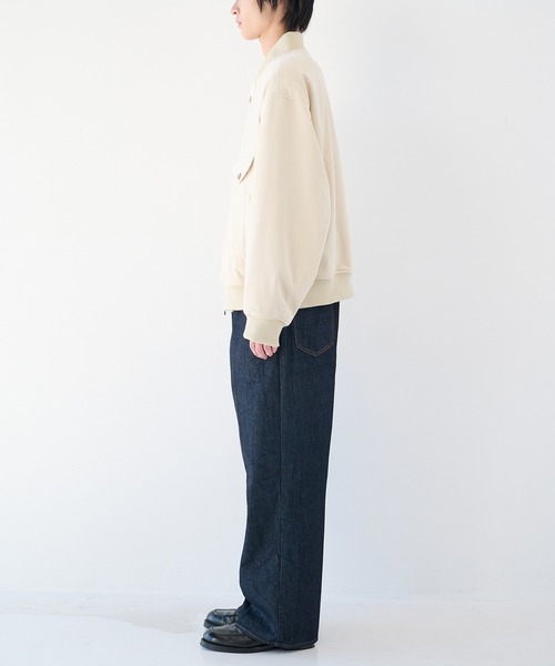 ブルゾン アウター 「UJOH HOMME」別注 4 Pockets Zip-up Rib Blouson メンズの画像
