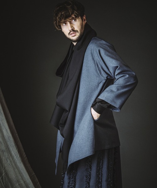 no id. ノーアイディー 26年新作 フレキシブルレイヤードガウン 新品 NO ID.（ノーアイディー） カーディガン 「NO ID.」Flexible Layered