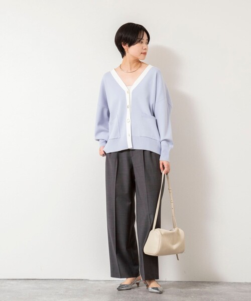 美品　nolleys sophi ヘアリーVネック ニットカーディガン NOLLEY'S Sophi（ノーリーズソフィー） カーディガン 「新色追加