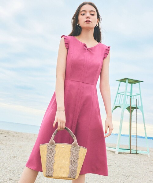 TOCCA（トッカ） 半袖ワンピース 6 ピンク レディース : ZOZOTOWN