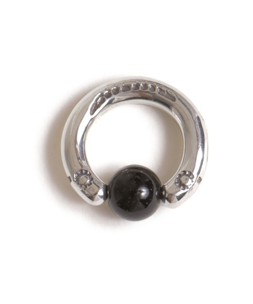 フックピアス シルバー925 ボディピアス ハンドメイド フープピアス